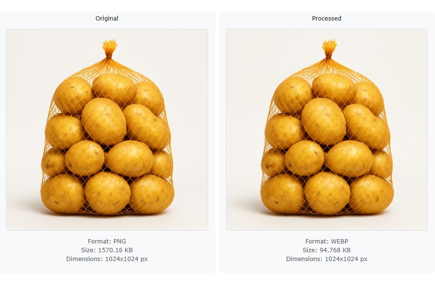 Format conversion example